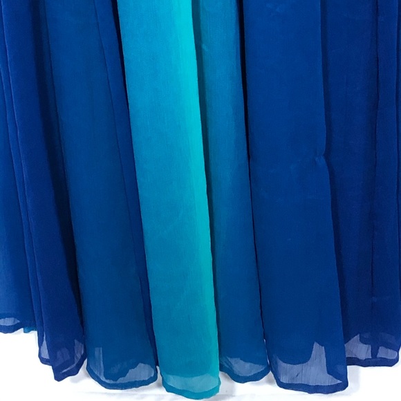 H&M sheer full skirt maxi length halter dress - Picture 4 of 13